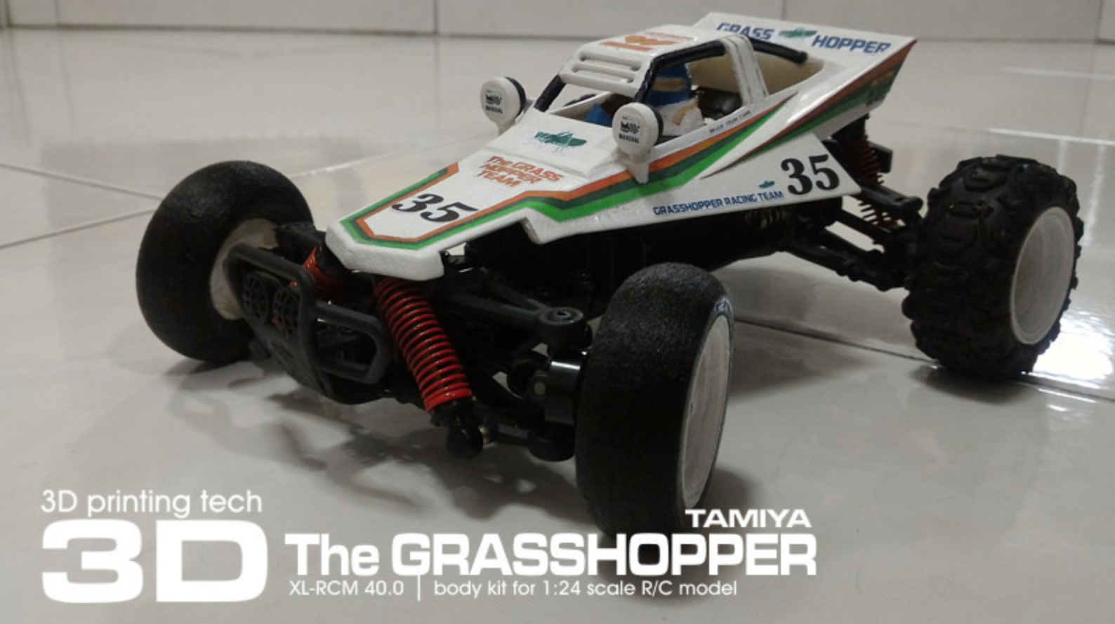 🦗 TAMIYA GRASSHOPPER 1:24 scale kit for SUBOTECH・Free STL File